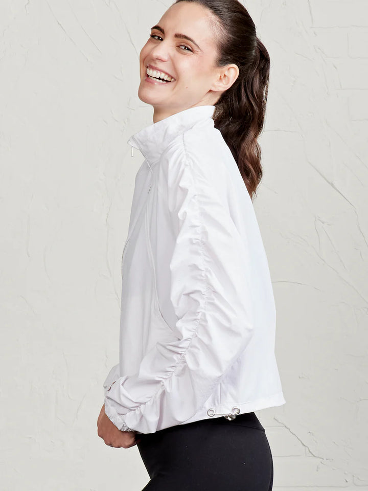 Jet Set Ruched Windbreaker
