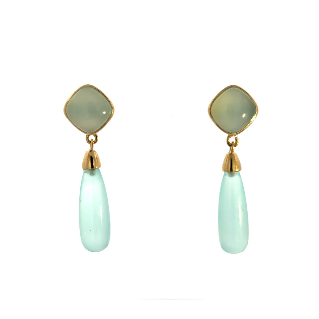 Blue Drop Earrings