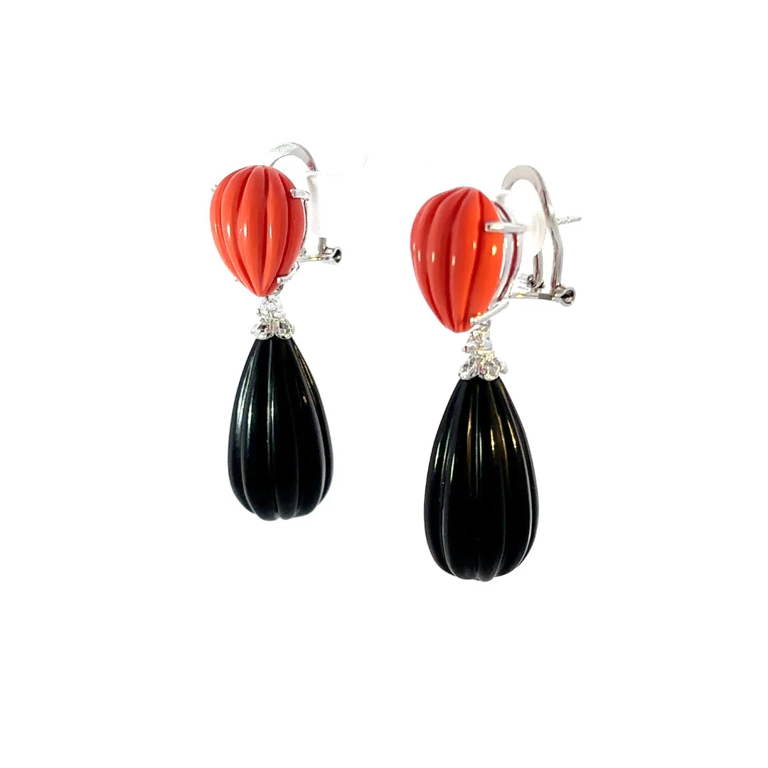 Marais Drops - Carved Coral