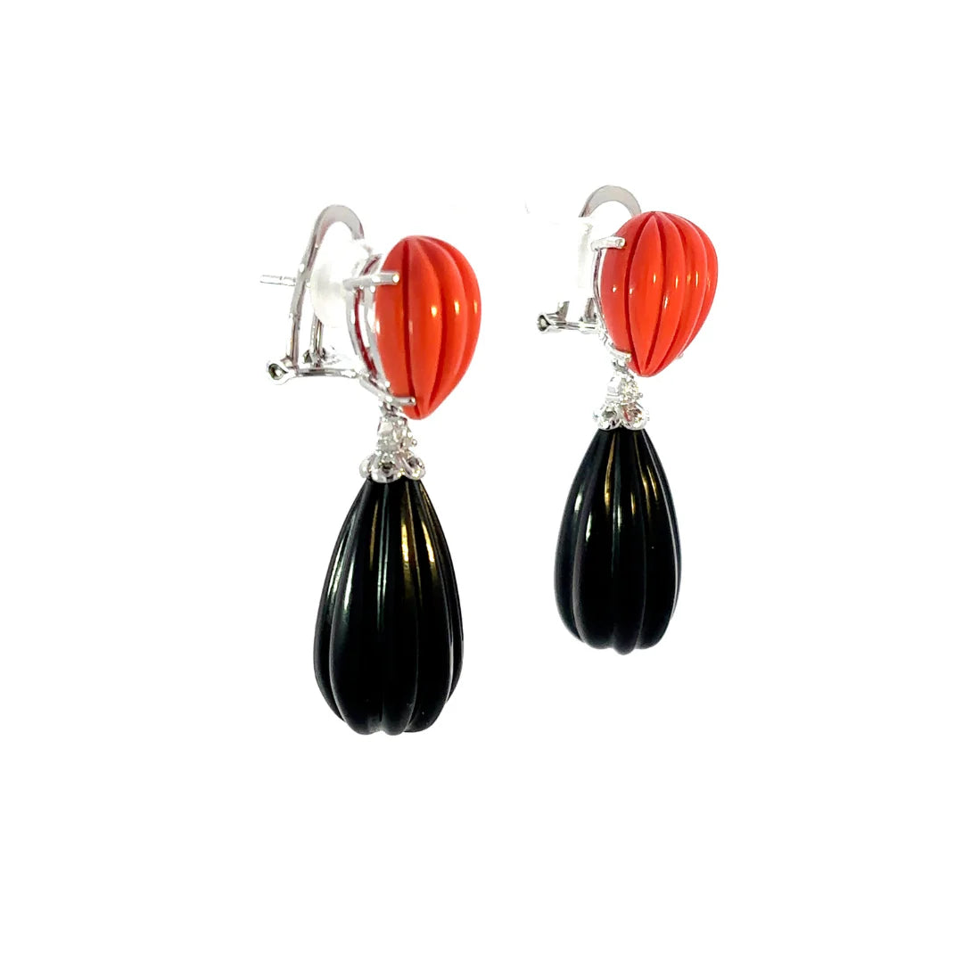Marais Drops - Carved Coral