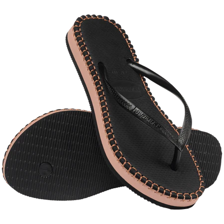 Women's Flatform Loop Slim Flip Flops