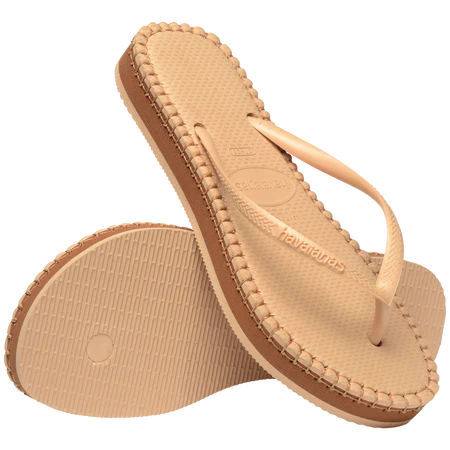 Women's Flatform Loop Slim Flip Flops