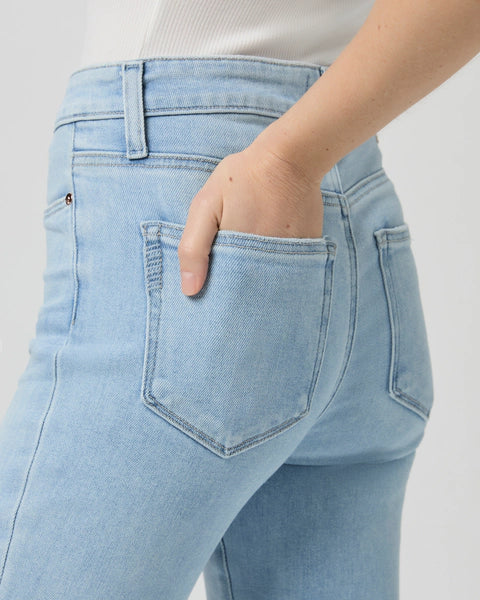 Cindy Straight Jean - Suki Distressed