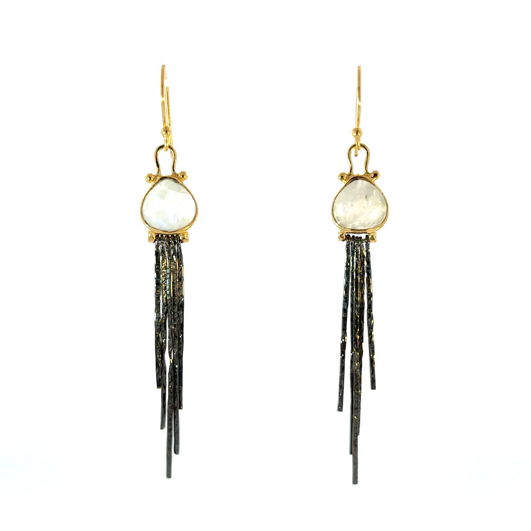 Moonlit Fringe Earrings