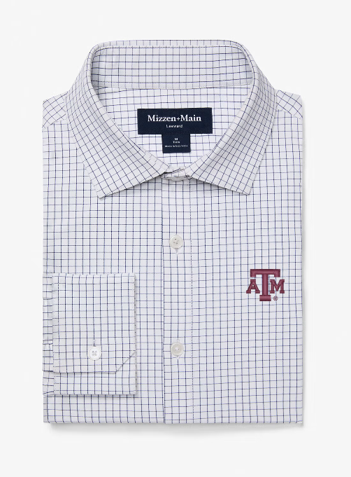 mizzen main leeward dress shirt Texas A&M Leeward Dress Shirt – The Houstonian