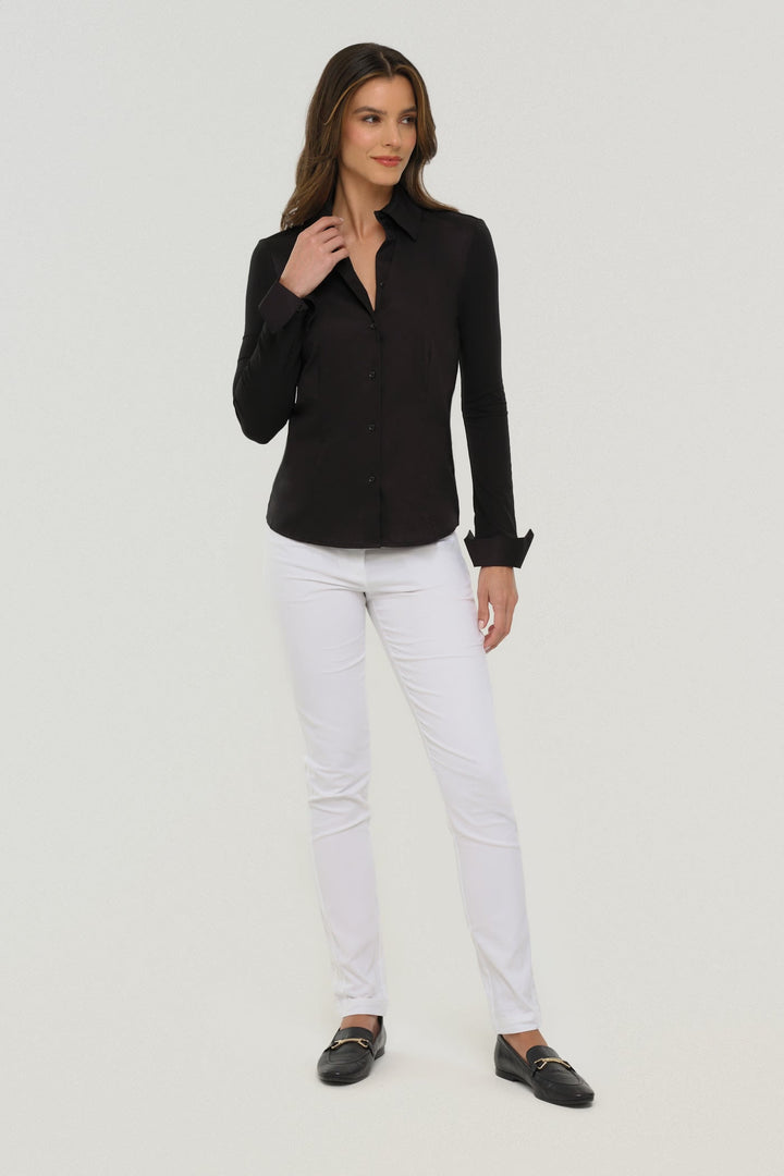 Alida Button Down Poplin Shirt