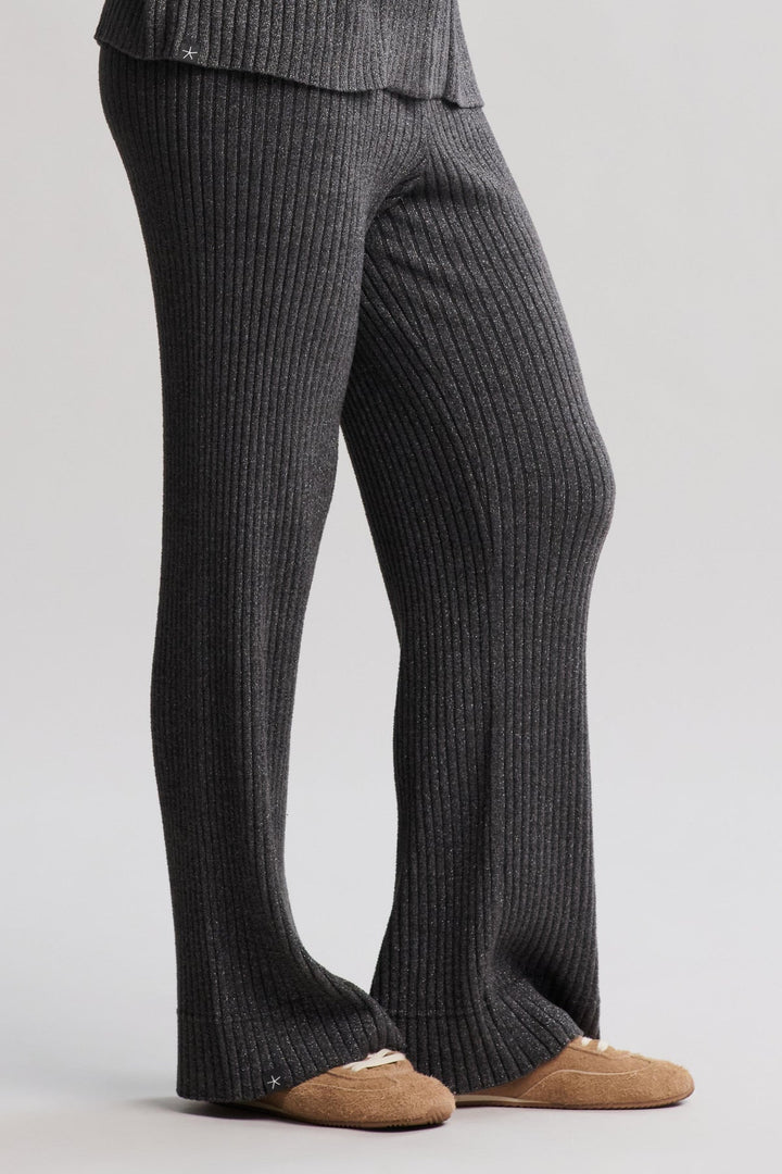 CozyChic Ultra Lite® Lurex Rib Wide Leg Pant