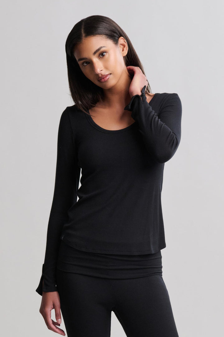 Ultra Soft Rib Long Sleeve Tee