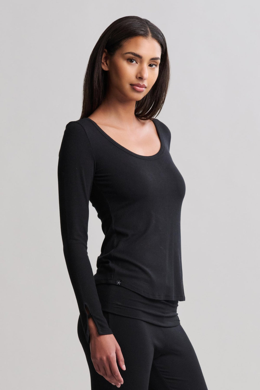 Ultra Soft Rib Long Sleeve Tee