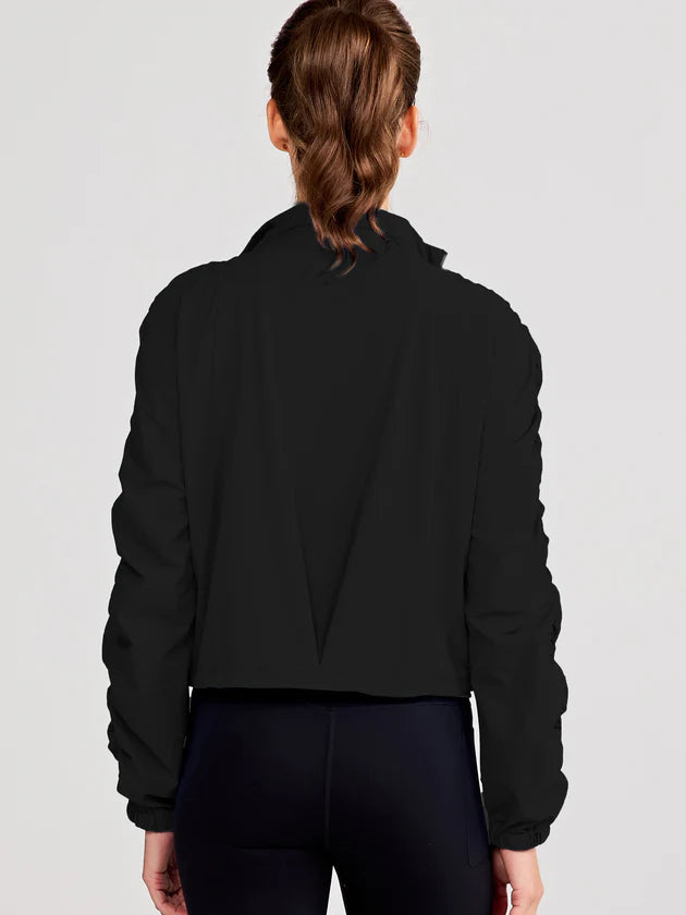 Jet Set Ruched Windbreaker