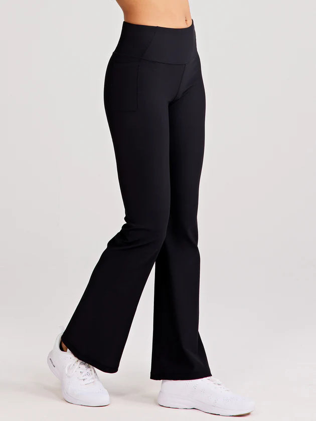 Sculptive Rib Flare Pant