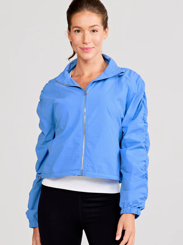 Jet Set Ruched Windbreaker