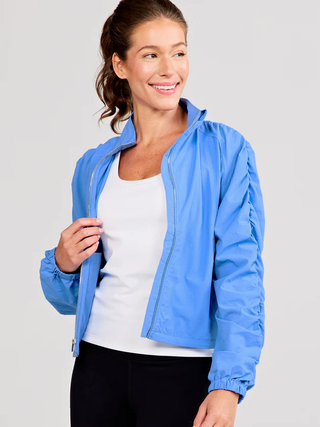 Jet Set Ruched Windbreaker