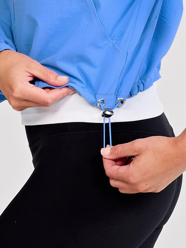 Jet Set Ruched Windbreaker