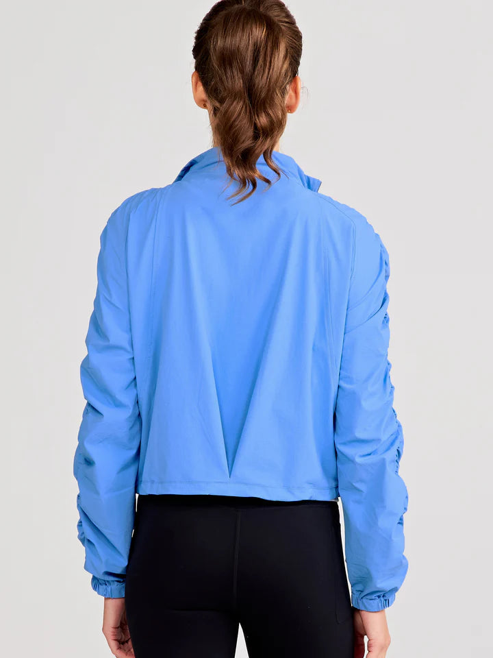 Jet Set Ruched Windbreaker