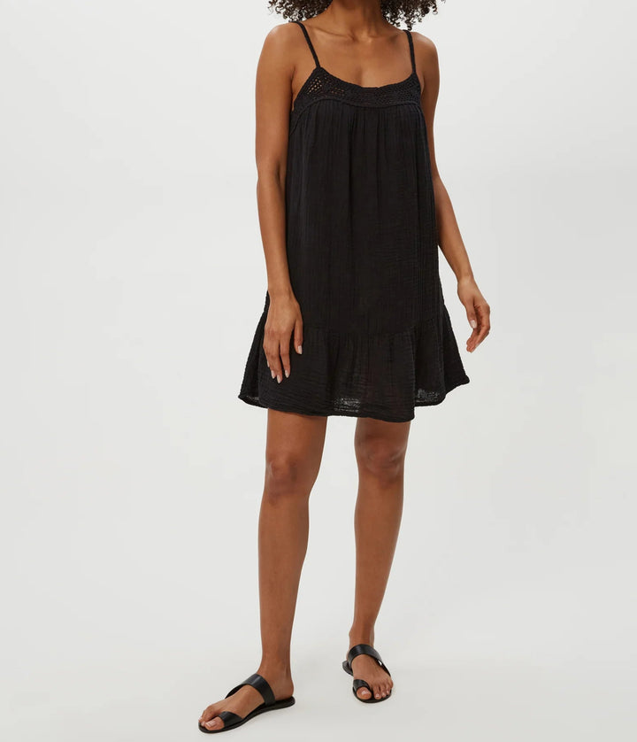 Emree Crochet Trim Mini Dress