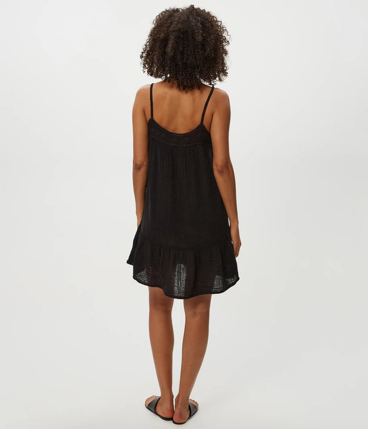 Emree Crochet Trim Mini Dress