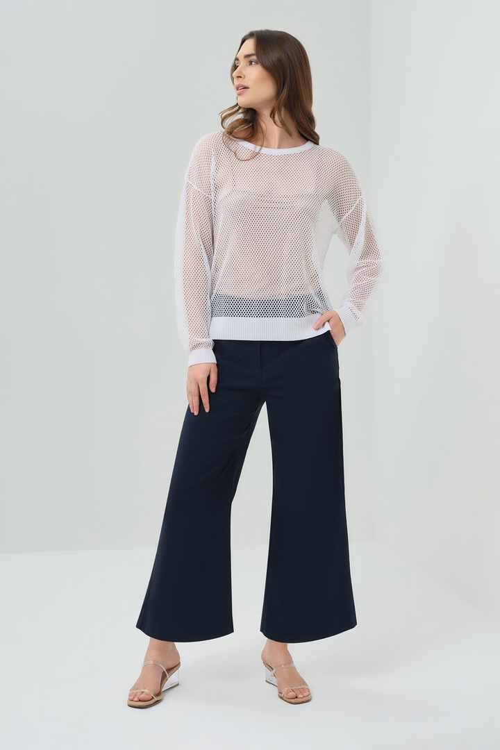 Emma Open Knit Pullover Top