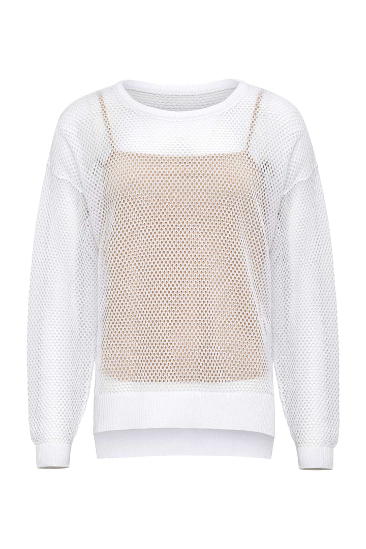Emma Open Knit Pullover Top