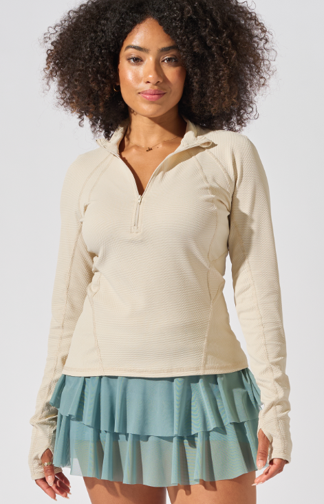 Grace 1/2 Zip Long Sleeve