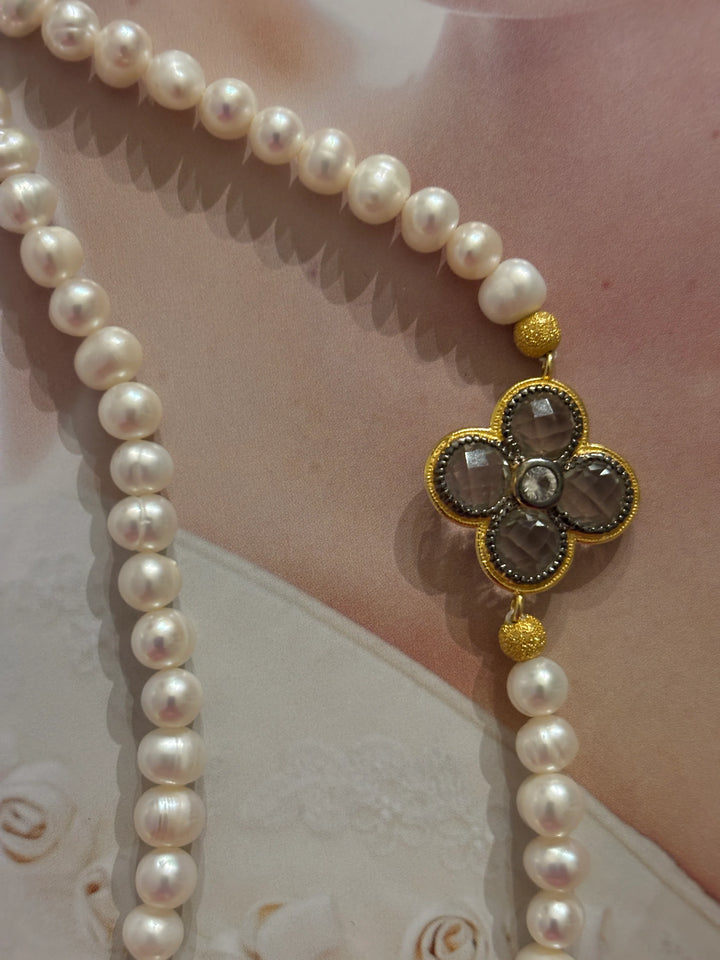 Nova Bloom Pearl Necklace