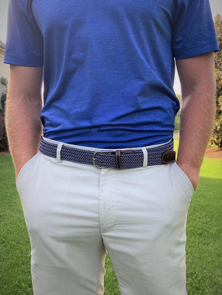 The Ponte Vedra Woven Stretch Belt