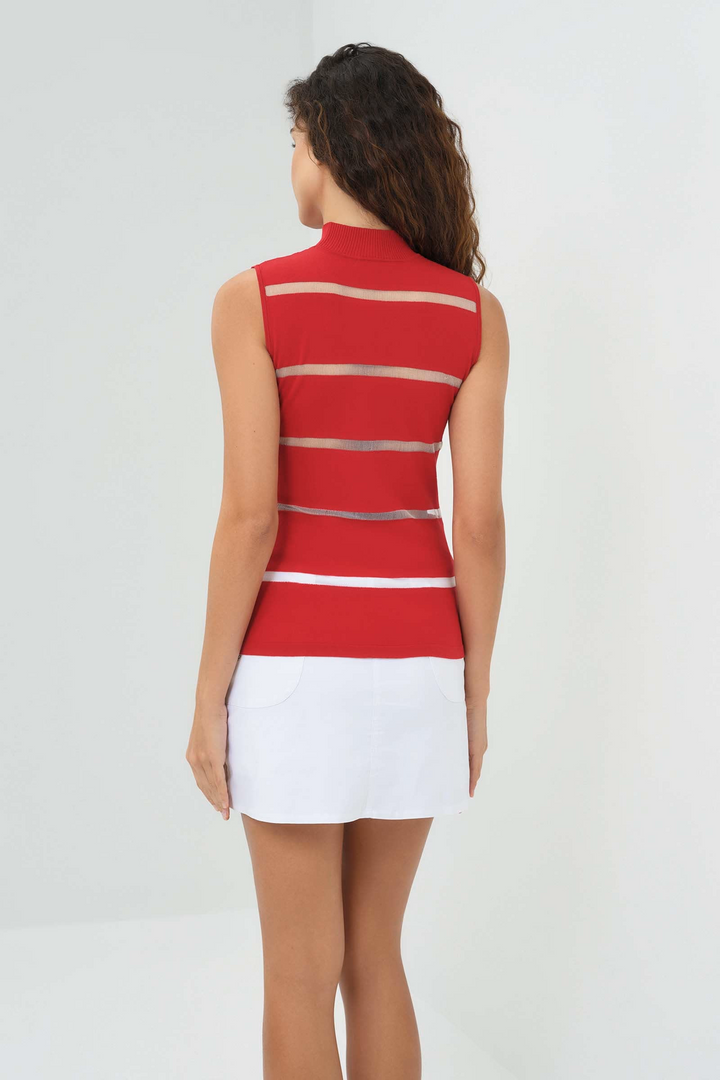 Maxine Knit Mock Neck Top