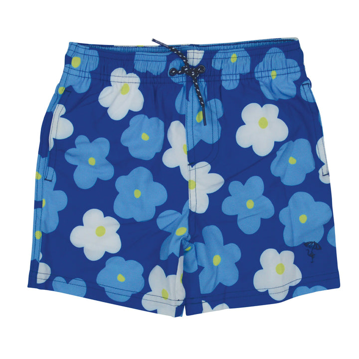 Blue Daisy Boys Swim Trunks