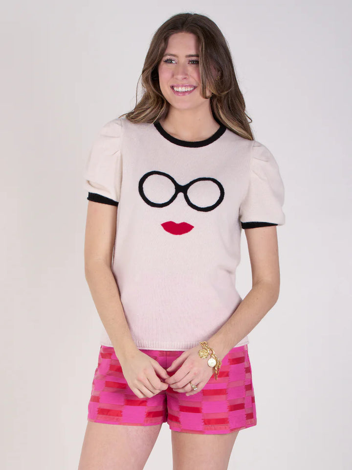 Crewneck Cashmere Knit - Iconic Iris