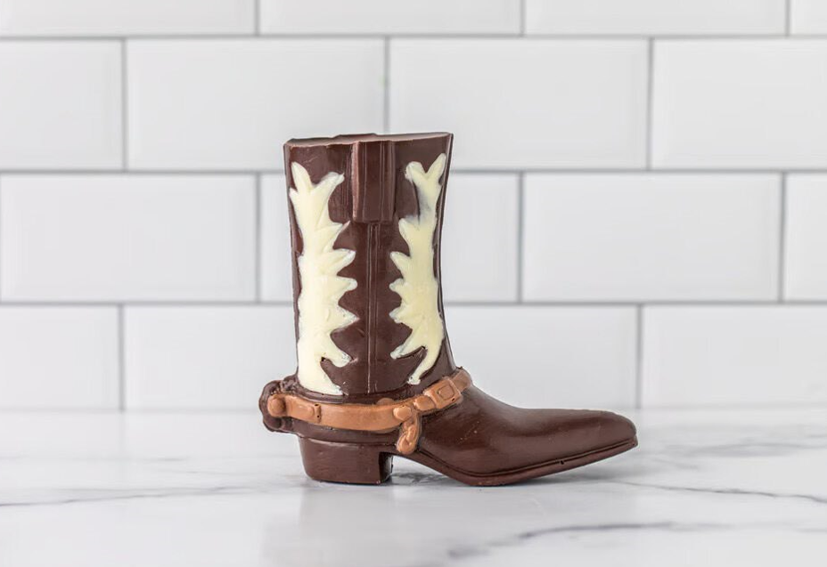 Milk Chocolate Cowboy Boot