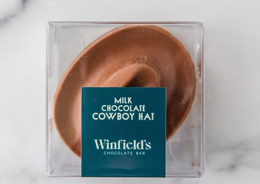 Milk Chocolate Cowboy Hat