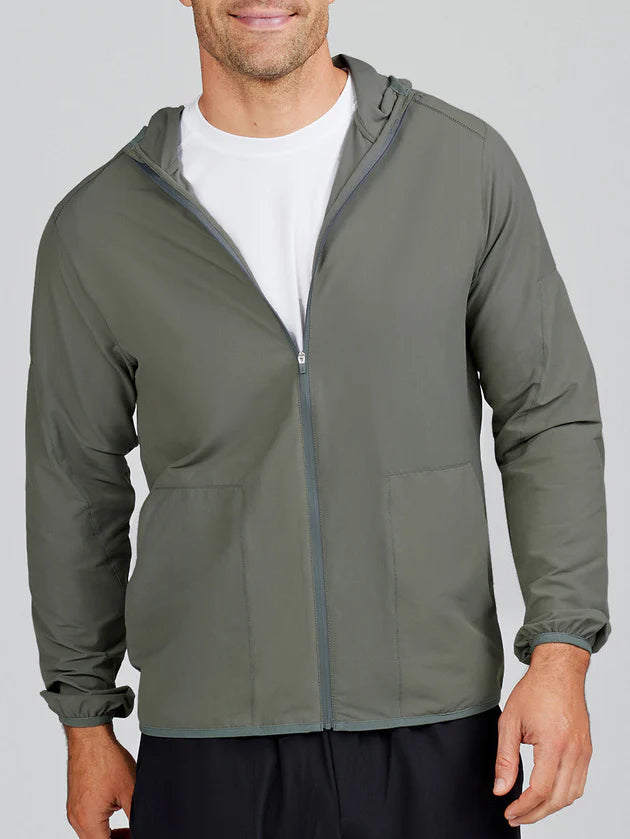 Swift Lightweight Hooded Windbreaker