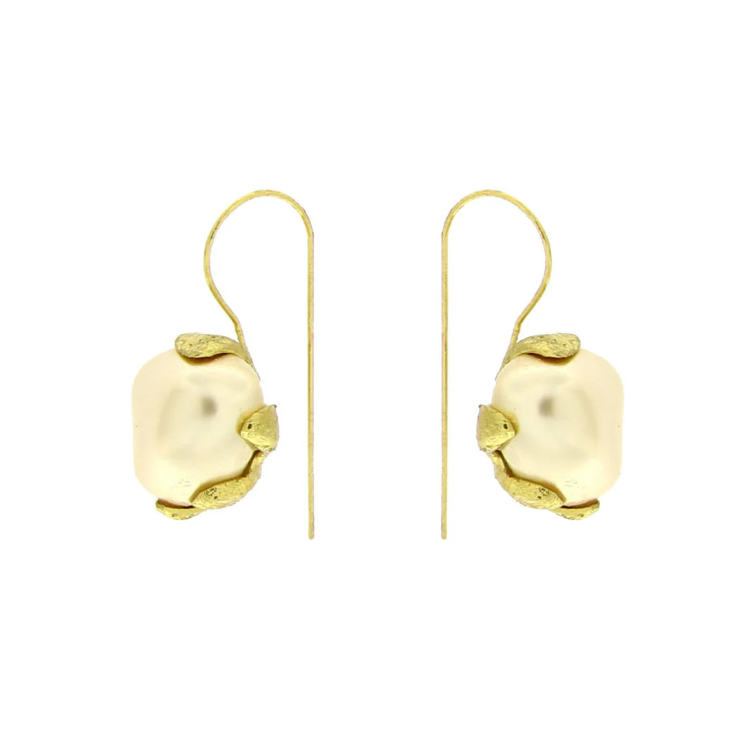 Diana Large Drop Pearl Earrings