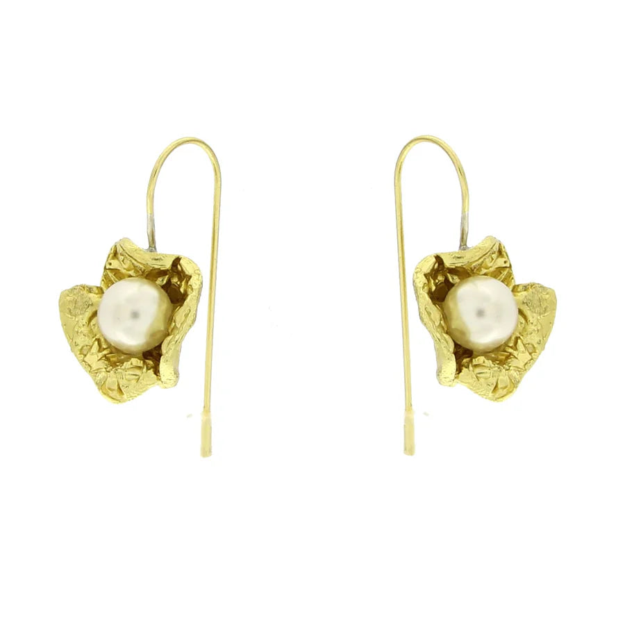 Georgia Pearl Flower Earrings