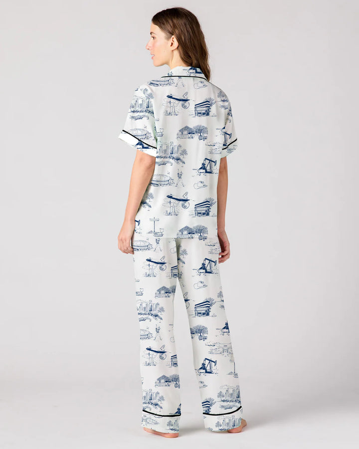 Houston Toile Pajama Pants Set