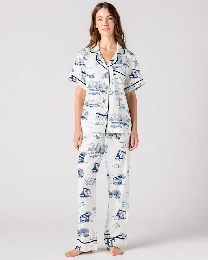 Houston Toile Pajama Pants Set