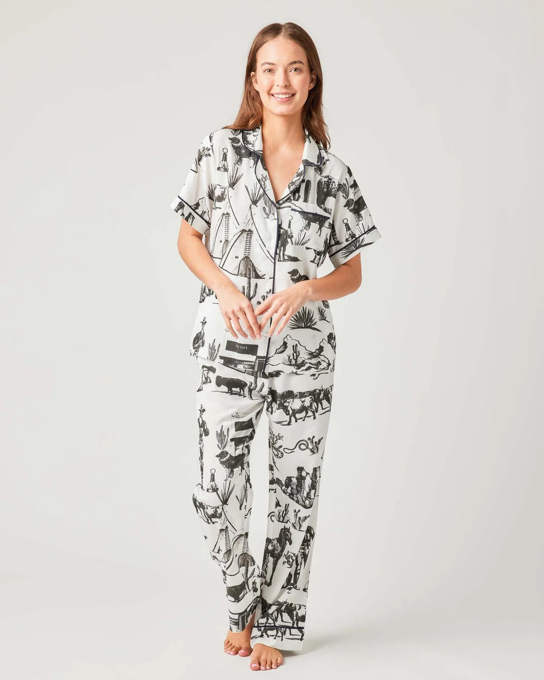 Marfa Toile Pajama Pants Set