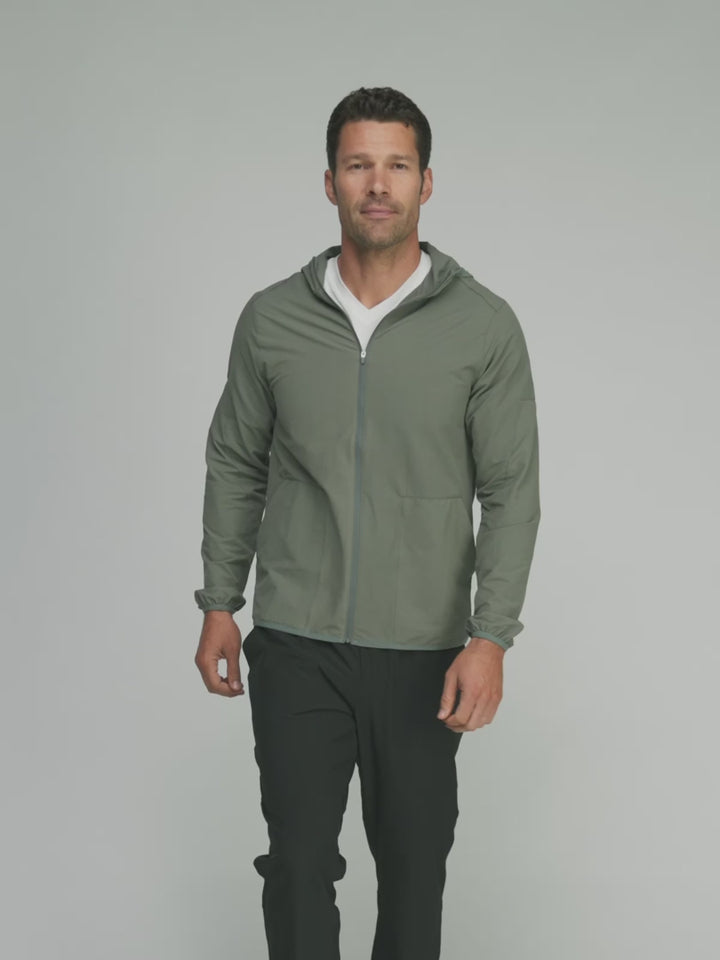 Swift Lightweight Hooded Windbreaker