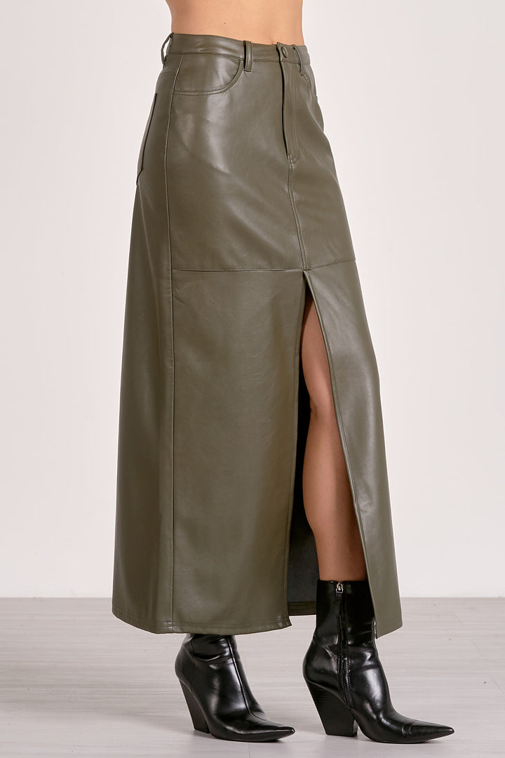 Leather Maxi Skirt