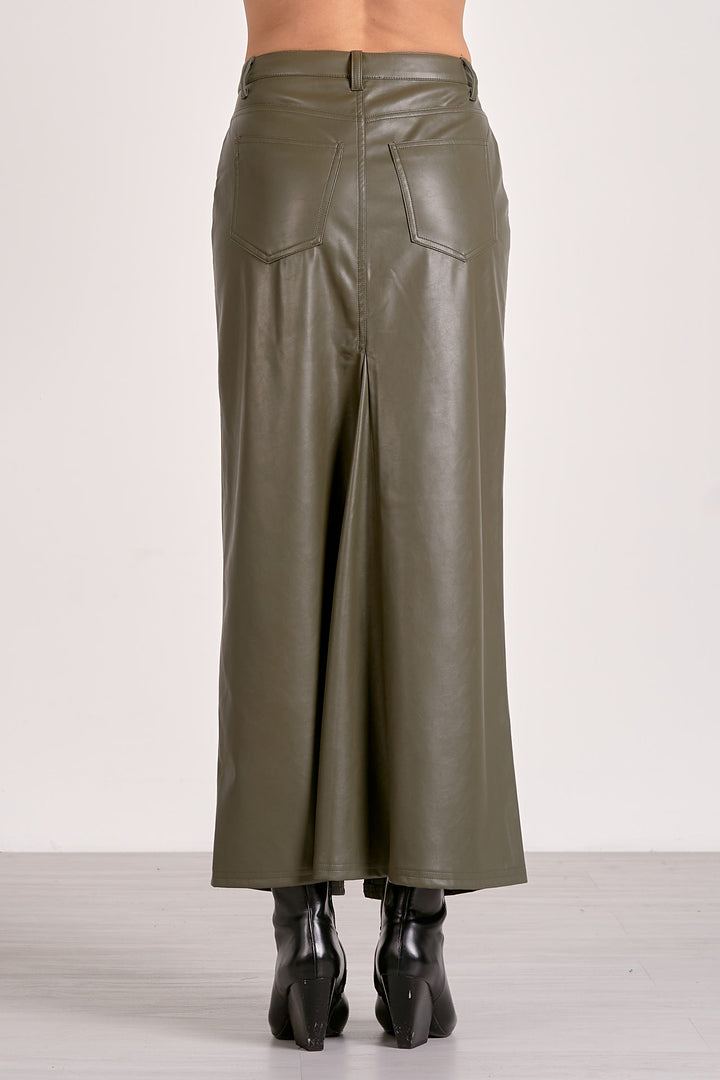Leather Maxi Skirt