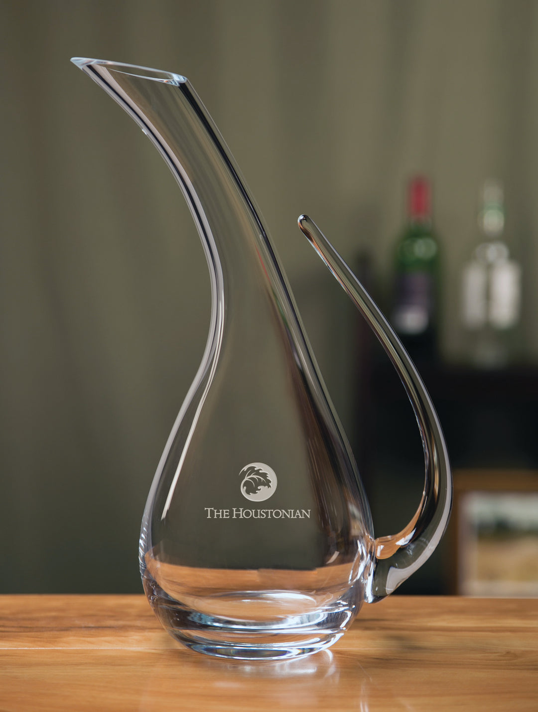 Houstonian Engraved Cantina Carafe