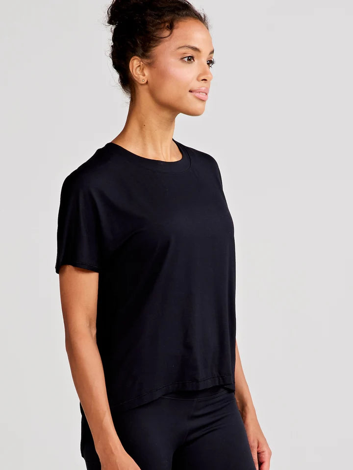 Uptown Luxe Cross Back T-Shirt