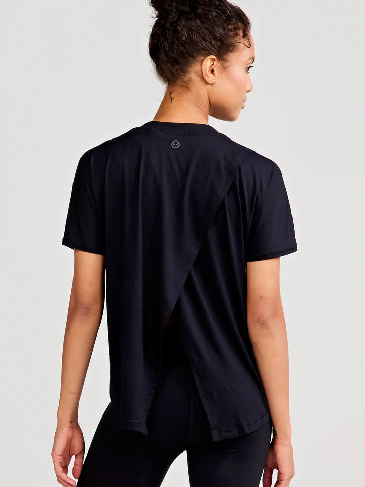 Uptown Luxe Cross Back T-Shirt
