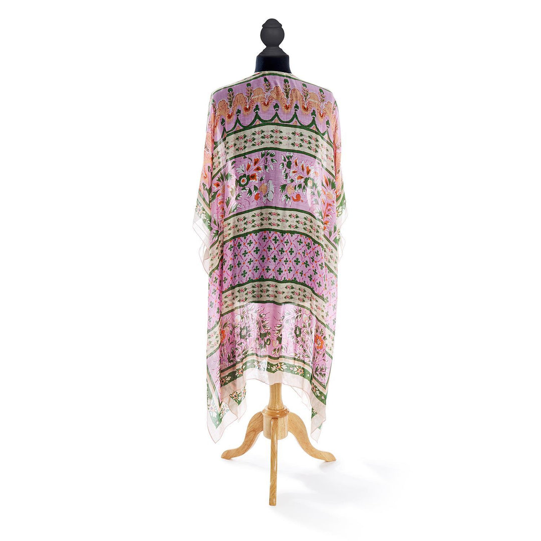 Folk Flowers Long Kimono