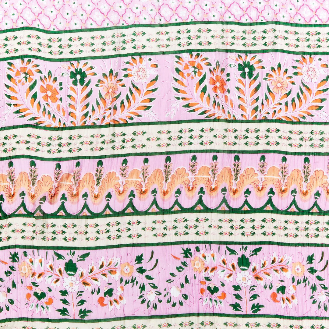 Folk Flowers Long Kimono