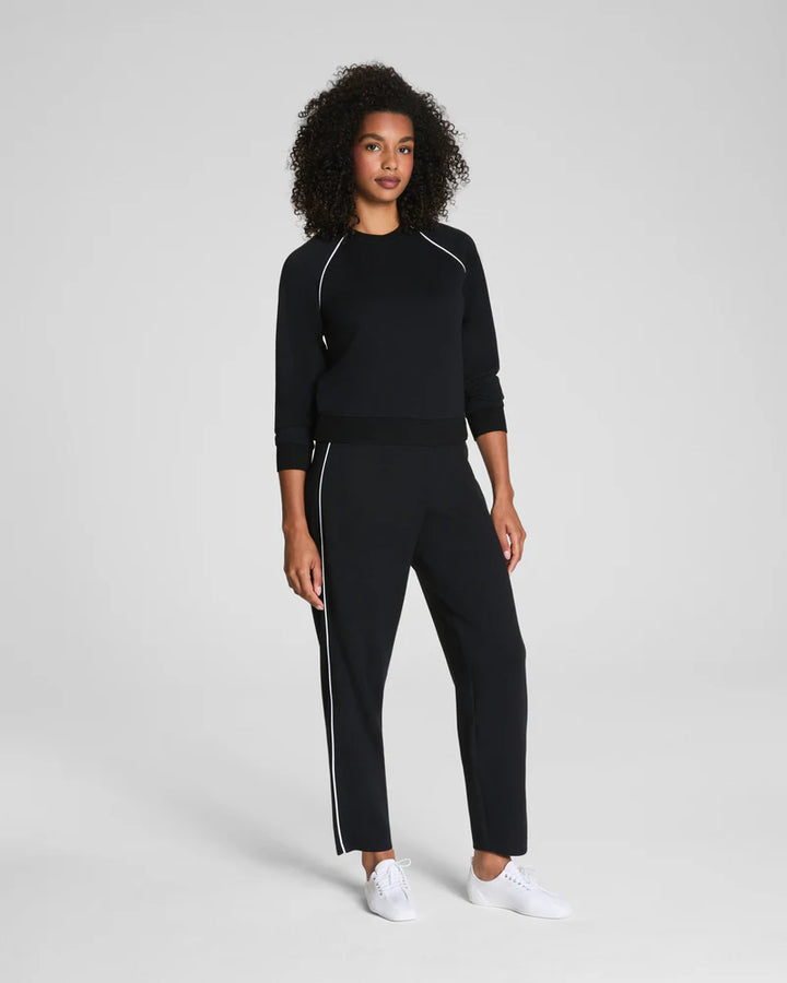 SPANX AirEssentials® Pique Long Sleeve Crewneck Top