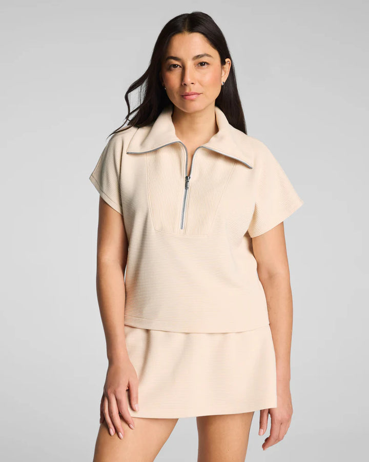 SPANX AirEssentials® French Rib Half Zip