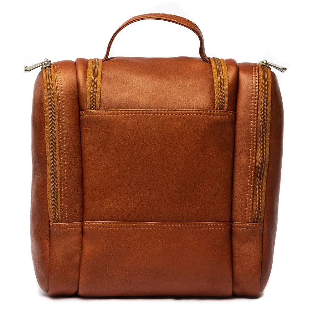 Leather Houstonian Hanging Travel Toiletry Kit