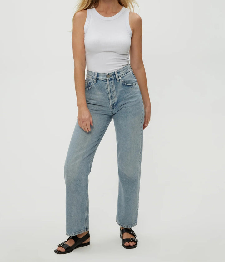 Halley Ribbed Tank with Ruching