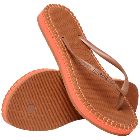 Women's Flatform Loop Slim Flip Flops